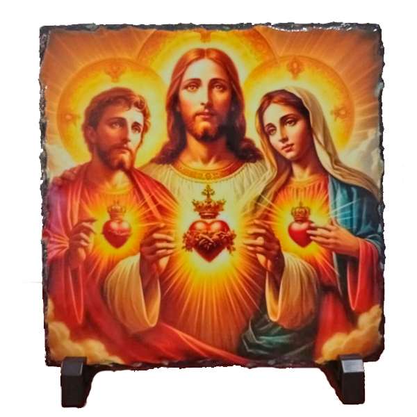 piedra – sagrados corazones de jesús, maría y josé