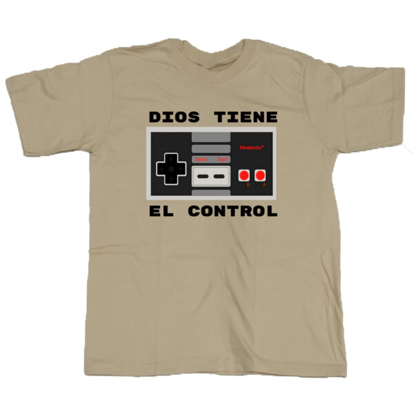 camiseta dios tiene el control