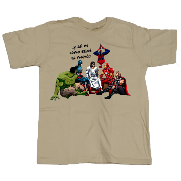 camiseta y así es como salvé al mundo