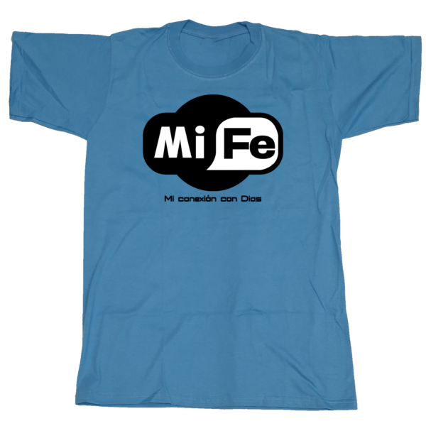 camiseta mi fe, mi conexión con dios